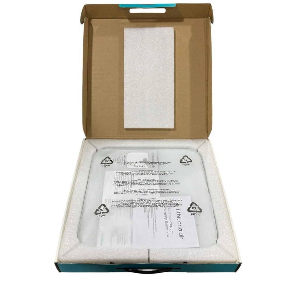 Fitbit Aria Air Smart Body Scale White Model FB203 Bluetooth Digital Weight BMI